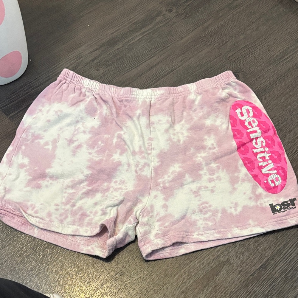 Pink Tie-Dye Women's Shorts